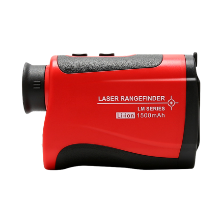 LM600 - Misuratore laser - Design antiscivolo e silenzioso - Diametro dell'ottica di 24mm - Telescopio con zoom ottico 6X - Inte