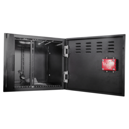 LOCKBOX-6U-SL - Custodia in metallo chiusa per DVR - Specifico per TVCC - Per i registratori fino a 6U rack - Serratura a leva -