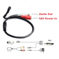 MIC01 - Microfono esterno - Accoppiabile a qualsiasi telecamera - Connettore Audio RCA (Bianco) - Connettore Alimentazione entra MIC01 - Microfono esterno - Accoppiabile a qualsiasi telecamera - Connettore Audio RCA (Bianco) - Connettore Alimentazione entra