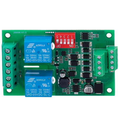 MIO-4D2R - Modulo di espansione Modbus - Compatibile con PYRUS - 4 ingressi digitali - 2 uscite relè di potenza - Montaggio dire
