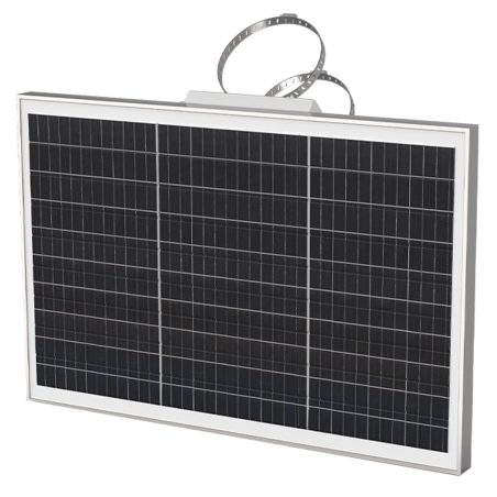 MS-S45 - Milesight - Pannello solare da 45W - Staffa per montaggio su palo - IP67 - Compatibile con la telecamera per il traffic