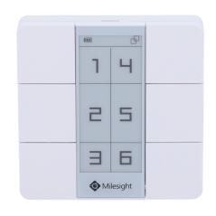 MS-WS156-868M - Pannello di controllo LoRaWAN - Portata fino a 15Km con visualizzazione diretta - Display personalizzabile dall'