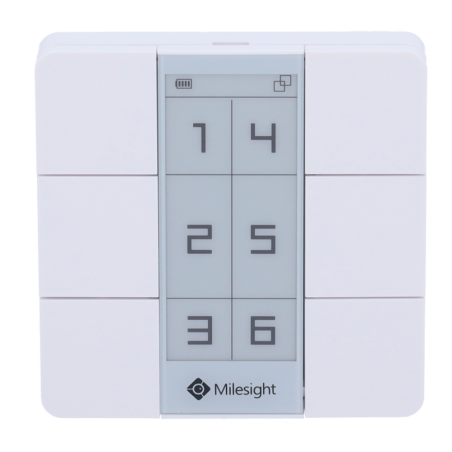 MS-WS156-868M - Pannello di controllo LoRaWAN - Portata fino a 15Km con visualizzazione diretta - Display personalizzabile dall'