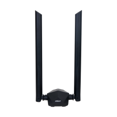 NC1800 - Adattatore Wi-Fi DAHUA - Frequenza 2.4GHz - 5Ghz - Wi-Fi 6 IEEE802.11 a/n/ac/ax - Collegamento USB 3.0 - Guadagno 5dBi 