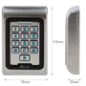 NV-ACCESS-PIN-RFID-W - Controllo accessi autonomo - Accesso tramite scheda EM, PIN e APP - Uscita relè, pulsante e campanello - NV-ACCESS-PIN-RFID-W - Controllo accessi autonomo - Accesso tramite scheda EM, PIN e APP - Uscita relè, pulsante e campanello -