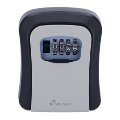 NV-KEYS-SAFEBOX - Cassetta di sicurezza per chiavi - Apertura con codice da 4 cifre - Installazione a parete - Misure: 115 (I) x
