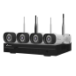 NV-KIT1030W6-4CAM - Kit TVCC WiFi Nivian - NVR 10 canali - 4 telecamere 3 Mp preregistrate - Adatte per uso esterno IP66 - Spazi NV-KIT1030W6-4CAM - Kit TVCC WiFi Nivian - NVR 10 canali - 4 telecamere 3 Mp preregistrate - Adatte per uso esterno IP66 - Spazi