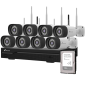 NV-KIT1630W6-8CAM-1TB - Kit TVCC WiFi Nivian - NVR 16 canali - 8 telecamere 3 Mp preregistrate - Adatte per uso esterno IP66 - I NV-KIT1630W6-8CAM-1TB - Kit TVCC WiFi Nivian - NVR 16 canali - 8 telecamere 3 Mp preregistrate - Adatte per uso esterno IP66 - I