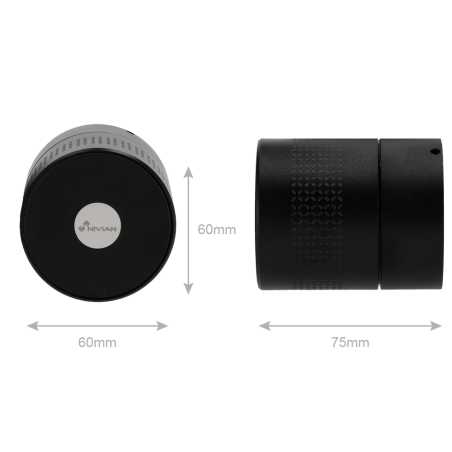 NV-SMARTLOCK - Manopola smart Bluetooth - Senza cilindro | Adatta a cilindri di terze parti - Aggiunta utenti ospiti da remoto -