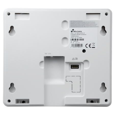 NV-TIMECONTROL-IP - Controllo Presenze - Impronte digitali, Scheda MF e Tastiera - 1.000 registrazioni / 100.000 registri - TCP/
