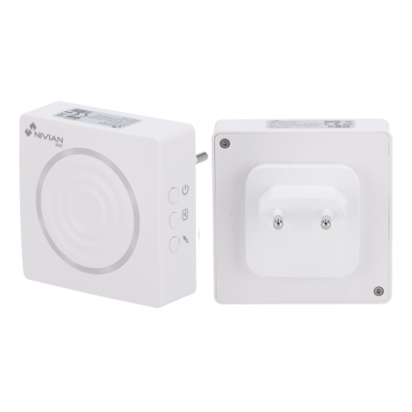 NVS-ALARM1-W - Nivian Smart Alarm Kit - Centrale/Sirena + PIR + Contatto Magnetico + Telecomando - Centrale con comunicazione Wi