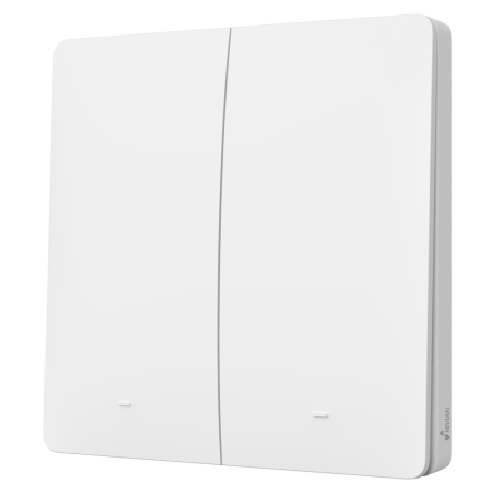 NVS-BATBUTTON-2-R - Interruttore wireless a batteria da 2 tasti - RF433 / Funzionamento a batteria - Nessun cavo / Lunga autonom