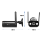 NVS-IPC-02B-L - Telecamera Nivian Smart 2K - Wifi 2.4 GHz - Adatta per esterni | IR fino a 10 m - Luce bianca / Rilevamento di p NVS-IPC-02B-L - Telecamera Nivian Smart 2K - Wifi 2.4 GHz - Adatta per esterni | IR fino a 10 m - Luce bianca / Rilevamento di p