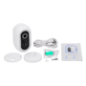 NVS-IPC-04-BAT - Telecamera Nivian Smart 3MP 2K - Wifi 2.4 GHz - Adatta per esterni | IR fino a 8 m - Batteria 5200mAh / PIR / R