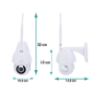 NVS-IPC-0S2 - Telecamera Nivian Smart 2.5K - Wifi 2.4 GHz - Adatta per esterni | IR fino a 10 m - Controllo PT motorizzato / Aut NVS-IPC-0S2 - Telecamera Nivian Smart 2.5K - Wifi 2.4 GHz - Adatta per esterni | IR fino a 10 m - Controllo PT motorizzato / Aut