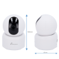 NVS-IPC-IS4 - Telecamera Nivian Smart 2K - Wifi 2.4 GHz - Controllo PT Autotracking | IR 10 m - Rilevamento di persone - Registr NVS-IPC-IS4 - Telecamera Nivian Smart 2K - Wifi 2.4 GHz - Controllo PT Autotracking | IR 10 m - Rilevamento di persone - Registr