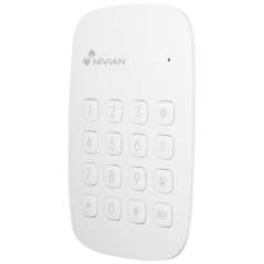 NVS-K1A - Nivian Smart - Tastiera indipendente - Lettore tag RFID - Indicatore LED - Wireless 433MHz - Compatibile con la centra