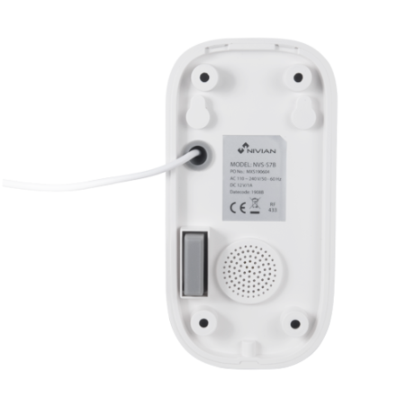 NVS-S7B - Nivian Smart - Sirena per esterni - Alimentazione 12VDC/1A - Flash di avviso/Sirena 95dB - Wireless 433MHz - Compatibi