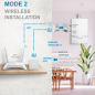 NVS-THERMOSTAT - Termostato intelligente per caldaia - Doppio modulo: HUB WiFi + Telecomando via radio - Universale: cablato o w NVS-THERMOSTAT - Termostato intelligente per caldaia - Doppio modulo: HUB WiFi + Telecomando via radio - Universale: cablato o w