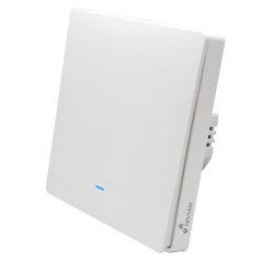 NVS-WALLSWITCH-101EASY-WR - Interruttore smart da parete a 1 linea - WiFi 2.4 GHz IEEE802.11 b/g/n - Carico massimo 10A - Protez