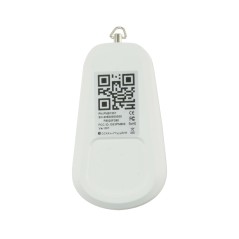 OPL-PNB1301 - Bottone di panico Home8 - Autoinstallabile tramite codice QR - Wireless 433 MHz - Distanza 15 m in interni - Resis