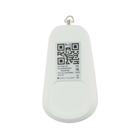 OPL-PNB1301 - Bottone di panico Home8 - Autoinstallabile tramite codice QR - Wireless 433 MHz - Distanza 15 m in interni - Resis