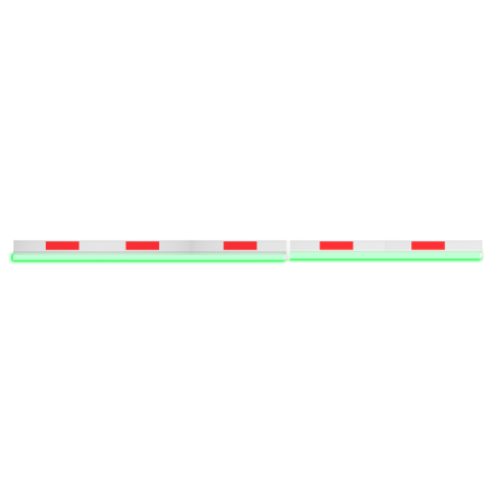 PB-BOOM-TELESCOPIC-6M-LED - Braccio della barriera di parcheggio - Compatibile con PB-PARKBARRIER PRO e ULTRA - Braccio rettilin