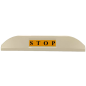 PB-PARK-STOPPER - Cordolo fermaruota per parcheggi - Strisce riflettenti - Misure: 550 (H) x 95 (I) x 120 (P) mm - Installazione