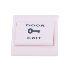PBK-812D - Pulsante di liberazione porta - Uso professionale - Testato 500.000 usi - NO/NC/COM | Da incasso - Misure 86 (H) x 86