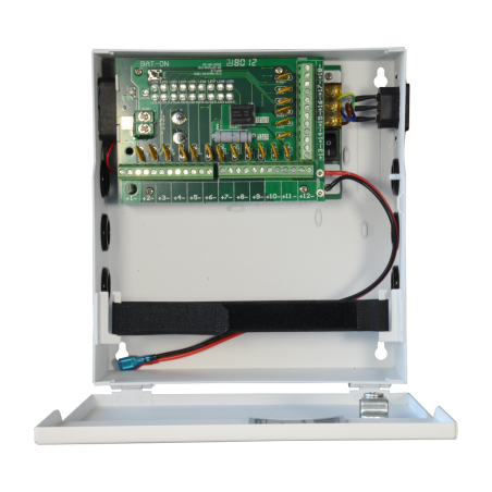 PD250W-18-12V-UPS - Scatola di distribuzione di alimentazione - 1 ingresso AC 110 V ~ 220 V - 18 uscite con doppino rame - Prote