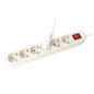 PDU-6P-SWITCH - Ciabatta di alimentazione - 6 uscite fino a 250VAC / 16 A max. - Interruttore on/off - Lunghezza del cavo 1.5 me PDU-6P-SWITCH - Ciabatta di alimentazione - 6 uscite fino a 250VAC / 16 A max. - Interruttore on/off - Lunghezza del cavo 1.5 me