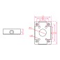 PFA120 - Scatola di giunzione - Per dome motorizzate - Adatto per uso esterno - Installazione a parete - Colore bianco | 160 (H) PFA120 - Scatola di giunzione - Per dome motorizzate - Adatto per uso esterno - Installazione a parete - Colore bianco | 160 (H)