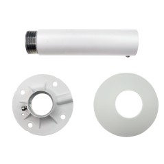 PFB300C - Staffa a tetto - Altezza 240 mm x 120 (Ø) mm - Adatto per esterni - Colore bianco - Compatibile con XSECURITY - Passac