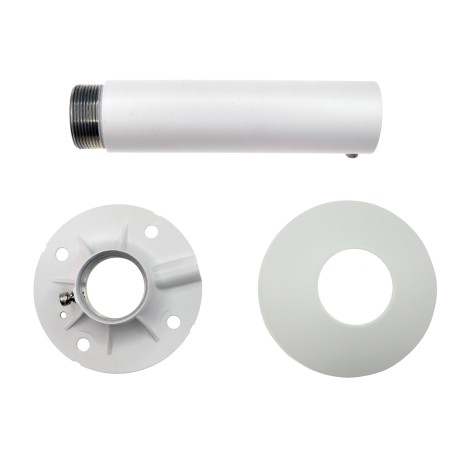 PFB300C - Staffa a tetto - Altezza 240 mm x 120 (Ø) mm - Adatto per esterni - Colore bianco - Compatibile con XSECURITY - Passac