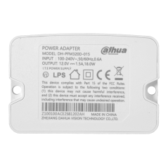 PFM320D-015 - Alimentatore elettronico Branded - DC 12 V / 1500 mA - Dimensioni ridotte - 52(Al) x 77(An) x 30(Fo) cm - Stabiliz