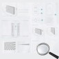PIR-800 - Rilevatore PIR tipo tenda - Wireless - Antenna interna - Indicatore LED batteria scarica - Tipo di rilevamento &quotco
