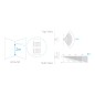 PIR-910 - Rilevatore PIR anti animali - Wireless - Antenna interna - Indicatore LED batteria scarica - Intervallo rilevamento 8 PIR-910 - Rilevatore PIR anti animali - Wireless - Antenna interna - Indicatore LED batteria scarica - Intervallo rilevamento 8