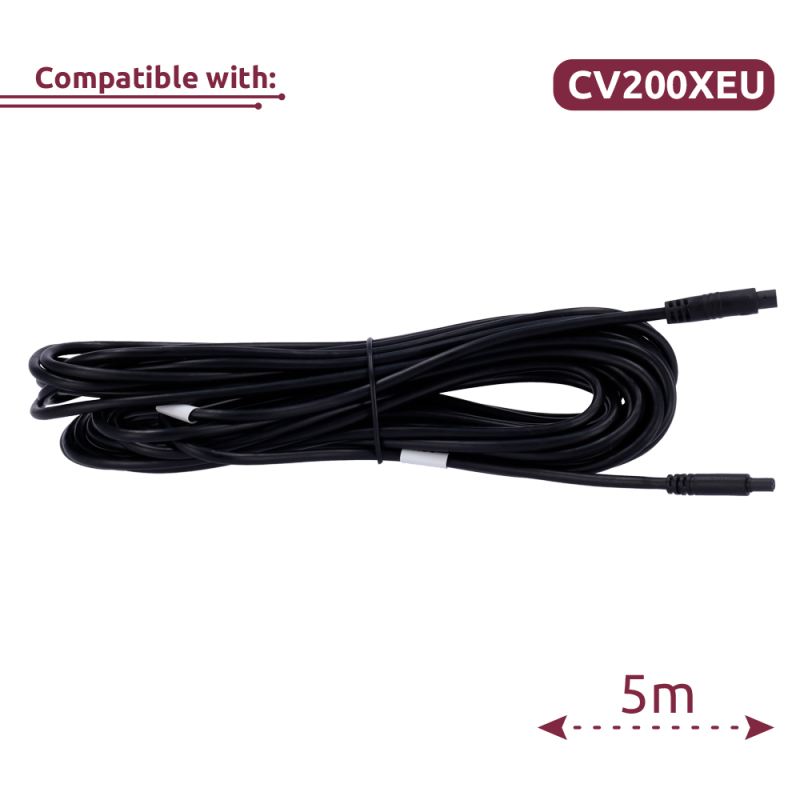 QL-CAM-EXT-CABLE-B2B-5M - Cavo di estensione della telecamera B2B-5M - Lunghezza 5M - Compatibile con CV200XEU