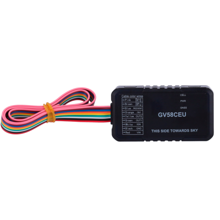 QL-GV58CEU - Mini tracker a basso consumo - LTE Cat 1 con backup 2G - Compatto per installazioni nascoste - Supporta 1-wire - Su