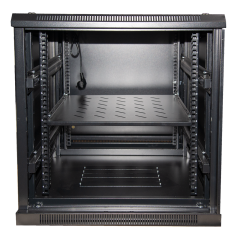 RACK-12UN-8D - Armadio rack per pavimento - Fino a 12U rack da 19"(600*800) - Fino a 800 Kg di carico - Con ventole e passacavi 