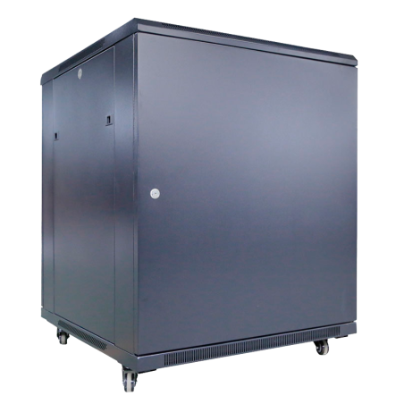 RACK-18UFN-8D8W - Armadio rack per pavimento - Fino a 18U rack da 19"(800*800) - Fino a 800 Kg di carico - Con ventole e passaca