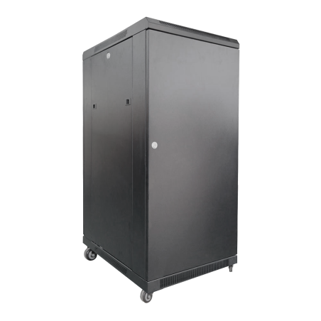 RACK-27U-8D - Armadio rack per pavimento - Fino a 27U rack da 19"(600*800) - Fino a 800 Kg di carico - Con ventole e passacavi -