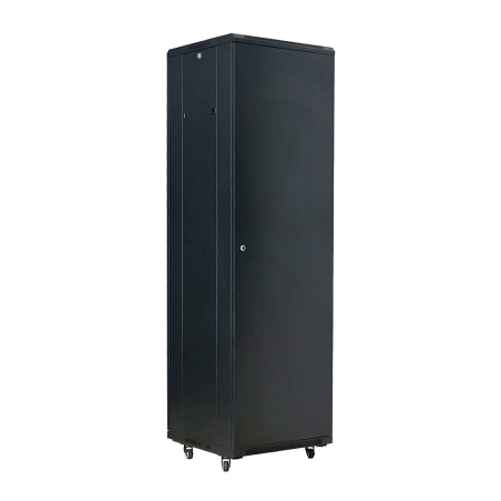 RACK-42UFN - Armadio rack per pavimento - Fino a 42U rack di 19" (600*600) - Fino a 800 Kg di carico - Con ventole e passacavi -