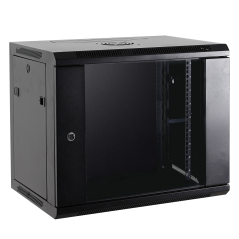 RACK-4U - Armadio rack a parete - Fino a 4U rack da 19" - Fino a 60 Kg di carico - Con ventole e passacavi - Ventola inclusa - C