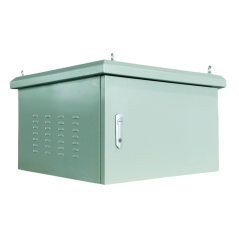 RACK-6U-OUTDOOR - Armadio rack a parete - Fino a 6U rack da 19" - Fino a 100 Kg di carico - Con griglie di ventilazione e passac