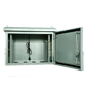 RACK-6U-OUTDOOR - Armadio rack a parete - Fino a 6U rack da 19" - Fino a 100 Kg di carico - Con griglie di ventilazione e passac