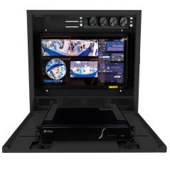 RACK-WALL-B - Box di sicurezza - Speciale per installazione a parete - Formato verticale - 2 chiavi e serrature - Ingressi later