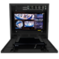 RACK-WALL-B - Box di sicurezza - Speciale per installazione a parete - Formato verticale - 2 chiavi e serrature - Ingressi later RACK-WALL-B - Box di sicurezza - Speciale per installazione a parete - Formato verticale - 2 chiavi e serrature - Ingressi later
