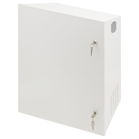 RACK-WALL-PRO - Box di sicurezza - Speciale per installazione a parete - Formato verticale - 2 chiavi e serrature - Ingressi per