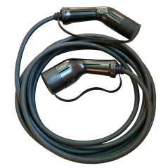 RD-CABLE-75-1P - Cavo di ricarica per veicoli elettrici - Monofase - Lunghezza 7,5m - Da Tipo 2 a Tipo 2 - Compatibile con le co